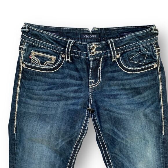 Vigoss Dublin Capri jeans Denim 7 / 8 Length 21 - Picture 4 of 14